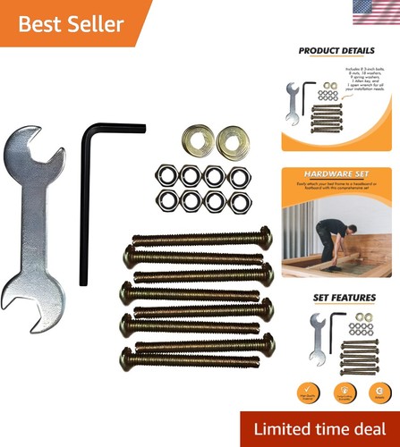 Bed frame hardware set - bed,